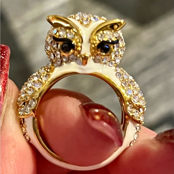 Kate Spade Starbright Owl Ring NWOT - Picture 1 of 6